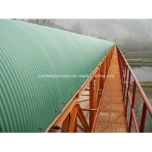 Rain Cover Belt Conveyor System for Cement Plant